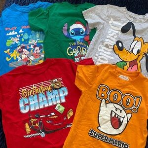 Disney Nintendo Kids Short Sleeve Tees - Various sizes